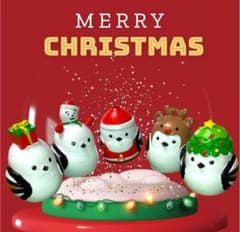 【専用】♡シマエナガとクリスマスの小物入れ♡ おまとめ10点 新品 キャンドゥ シマエナガ リトルフレンド クリスマス 5点セット