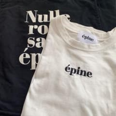 epine エピヌ　Tシャツ　売り切れ　ホワイトのサムネイル