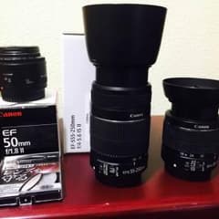 Canon ズームキットレンズ➕単焦点レンズのサムネイル