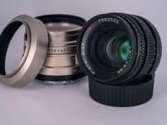 〈Mマウント改造〉CONTAX G Planar 45/2　美品　元鏡筒付き Mマウント改造〉CONTAX G Planar 45/2 美品 元鏡筒付き - メルカリ