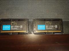 crucial 16GB DDR5 4800 SODIM（8GB×2）のサムネイル