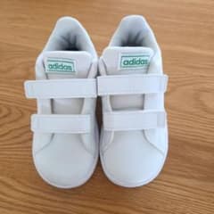 adidas キッズ スニーカー ホワイト 14cmのサムネイル