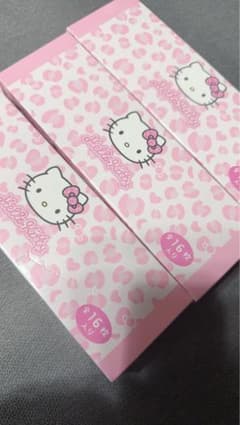 西松屋　ワッツ　ハローキティ レオパード柄 ジップバック 16枚入り3箱セットのサムネイル
