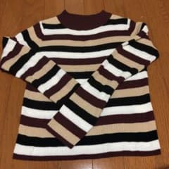 【秋先取り】ボーダーニットのサムネイル