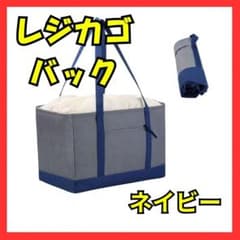 [신품 미사용] 레지카고 백 네이비 검품 완료 세트 가능