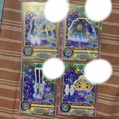 アイカツグロリアスエメラルド　ジュエリングレア4枚セット　ルーレットのサムネイル