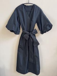ZARA ブラックラップドレス XSのサムネイル