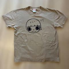 奈良美智 プリントTシャツ ベージュ S