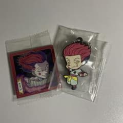 HUNTER×HUNTER ヒソカ ラバーストラップ＆シールセットのサムネイル
