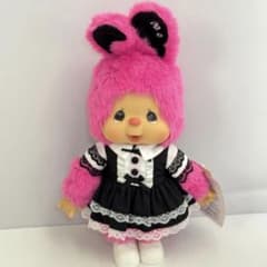 【希少】香港限定　モンチッチ チムたん Mサイズ ホットピンクドレス 新品 希少】香港限定 モンチッチ チムたん Mサイズ ホットピンクドレス 新品
