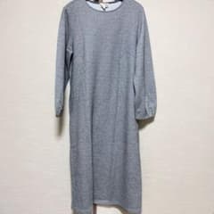み*こ様 千鳥格子柄 ロングワンピース 長袖のサムネイル