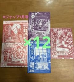 Vジャンプ 7月号 付録カード 12枚セットのサムネイル