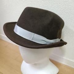 BEAMS HEART ビームスハート/ ウール 毛 ハット 帽子 茶