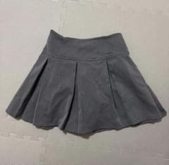 グレー プリーツスカート Sサイズのサムネイル