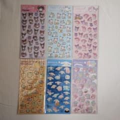 サンリオ ぷくっとシール6種セットのサムネイル