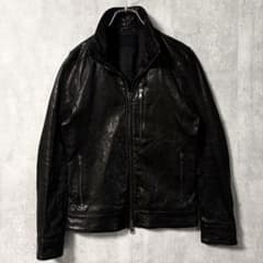 極美品】junhashimoto 羊革シングルライダース 2サイズ 黒 - メルカリ