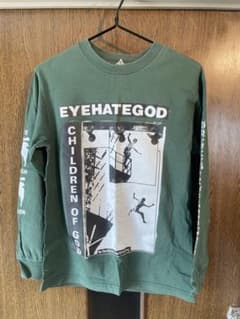 EYEHATEGOD グリーン ロングスリーブTシャツ - メルカリ