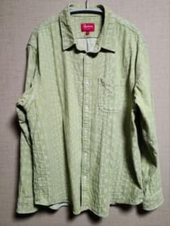 Supreme Warp Jacquard Logos Denim Shirtのサムネイル