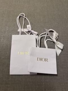 Dior ショップ袋 2枚セット リボン付き♡