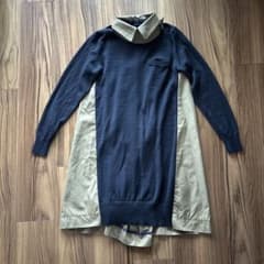 sacai ニットドッキングワンピースのサムネイル