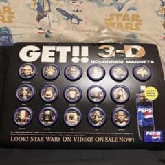 [Not for Sale] Pepsi Star Wars In-Store Promotional Extra Large Panel with String, Excellent Condition, Magnet
