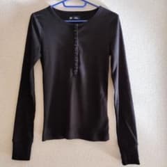 GAP ブラック ヘンリーネック Tシャツ XSのサムネイル