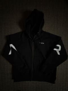 RVCA ジップアップパーカー ブラックのサムネイル