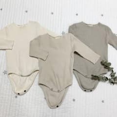 monbebe モンべべ　リブロンパース3枚のサムネイル