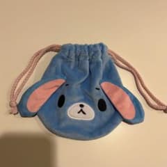 シュガーバニーズ ふわふわ巾着2 あおうさのサムネイル
