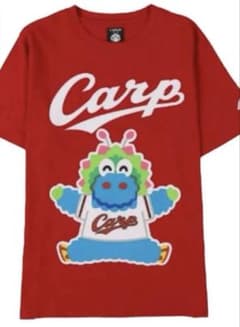 広島東洋カープ CARP スライリー x いらすとや コラボ Tシャツ Lサイズ 新品未使用、タグ付】しまむら いらすとや 広島カープ スラィリー T