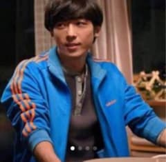  アディダス トラックジャケット 高橋一生 着用 ブルー adidas トラックジャケット ジャージ カルテット 高橋一生着用 - メルカリ