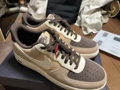 NIKE AIR FORCE 1 スニーカー ブラウン ベージュのサムネイル