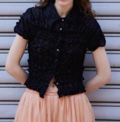 26SSメゾンスペシャルShirring French Sleeve Shirt - メルカリ