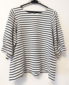 INDIVI 5分袖Tシャツ（13号）美品