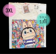 【ラスト1点】新品 UNIQLO×POP MART LABUBU Tシャツ3XLのサムネイル