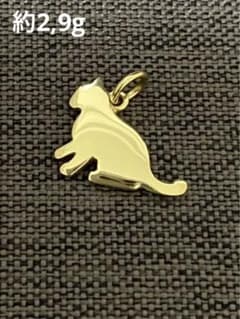 ポメラート　DoDo ドド K18YG  18金　ネコ 猫 ねこのサムネイル