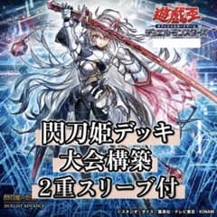 即日発送！】遊戯王 閃刀姫デッキ 2重スリーブ付き - メルカリ