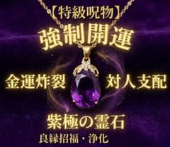 特級呪物】強制開運 貴方を蝕む因縁を断つ「紫極の雫」究極金運 - メルカリ