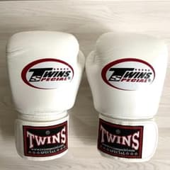 TWINS SPECIAL ボクシンググローブ 8oz ホワイト - メルカリ