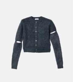 Thumbnail of IRENE アイレネ Eyelet Alpaca Shaggy Cardigan