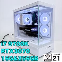 自作ゲーミングPC i7 9700K RTX3070 新品ケース モンハン快適 - メルカリ