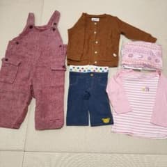 【まとめ売り】秋冬物 女の子　サイズ80〜90のサムネイル