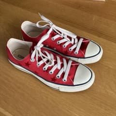 CONVERSE ALL STAR ローカット レッド スニーカー　24.5のサムネイル