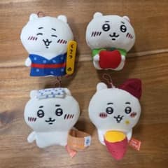 [미사용] 치이카와 볼 체인 첨부 현지 마스코트 4 점 세트