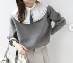 11/30まで　JOURNAL STANDARD relume 襟付きニットのサムネイル