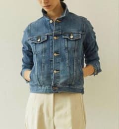 美品 レッドカード 7部丈デニム ジャケット - メルカリ