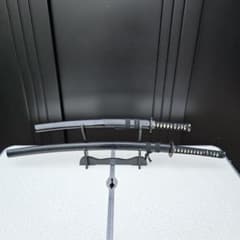 美術模造刀 大小2振り 打刀 脇差 黒鞘 刀掛け付き 美術模造刀 大小2振り 打刀 脇差 黒鞘 刀掛け付き - メルカリ
