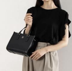 TOMMY HILFIGER 2way ショルダーバッグ ネイビーのサムネイル