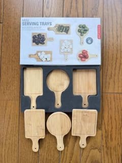 美品★KIKKERLAND キッカーランド ミニサービングトレイ 6個セットのサムネイル