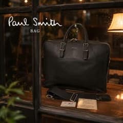 新品未使用】Paul Smith 2WAY ブリーフケースオール レザー BK - メルカリ